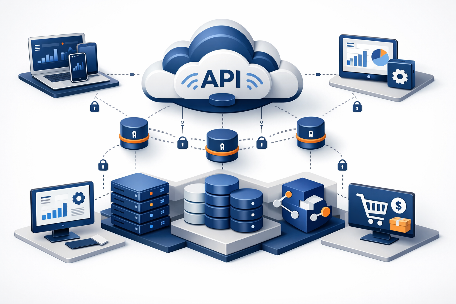cloud based API integration infrastructure for enterprise systems