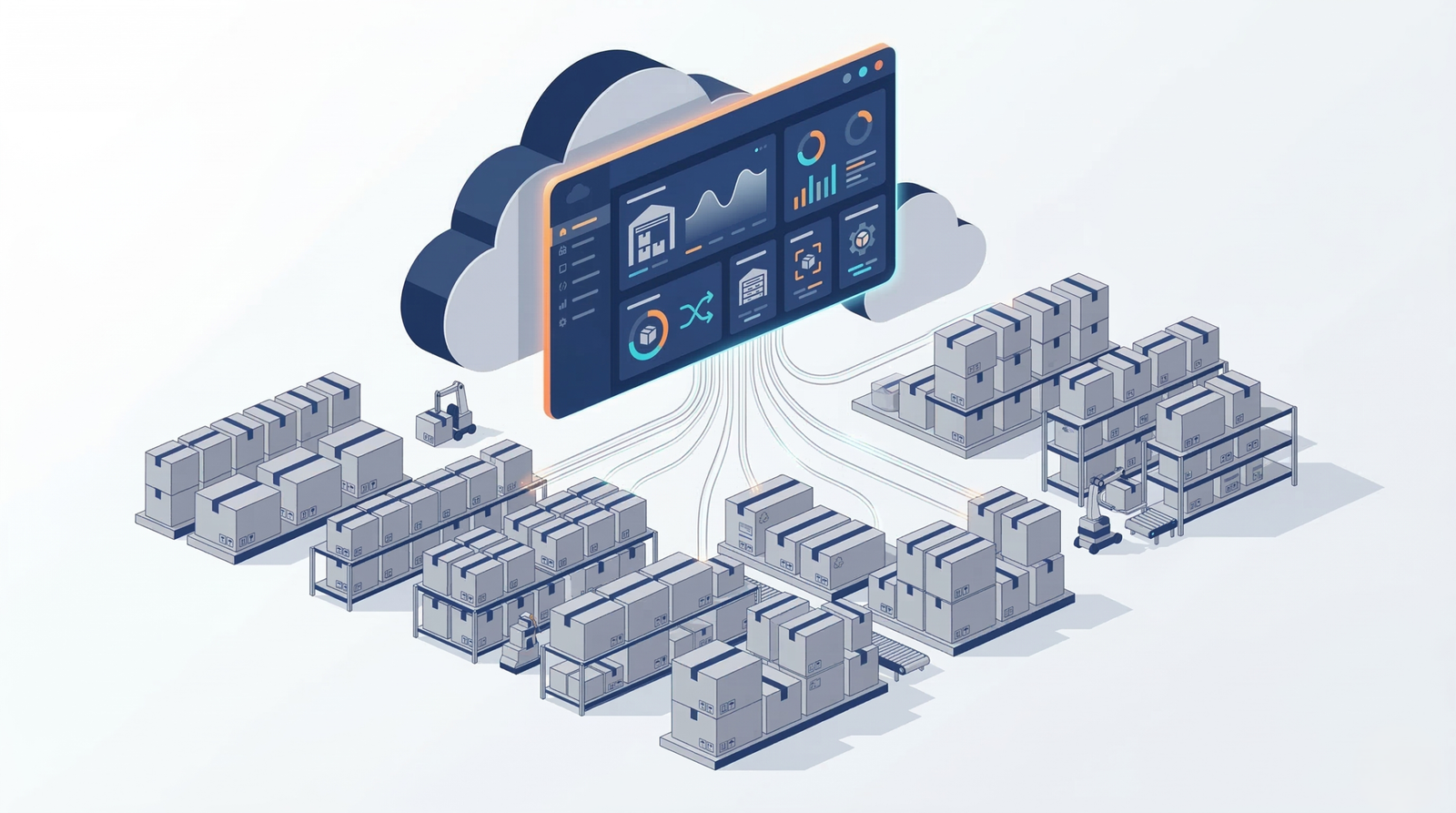 ادارة المخزون السحابي والربط اللحظي للشركات