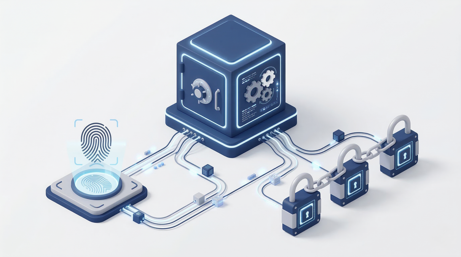 الأمان والتوثيق الحيوي والتشفير في تصميم تطبيق مالي للشركات في عمان