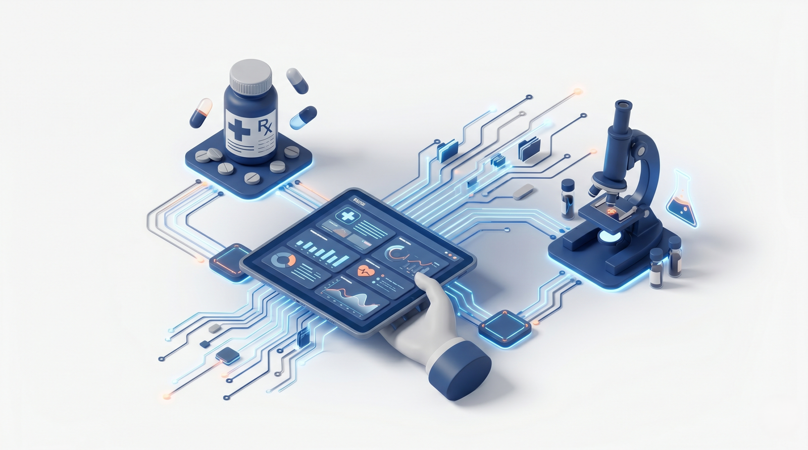 Medical workflow automation between clinic, pharmacy, and laboratory in Jordan