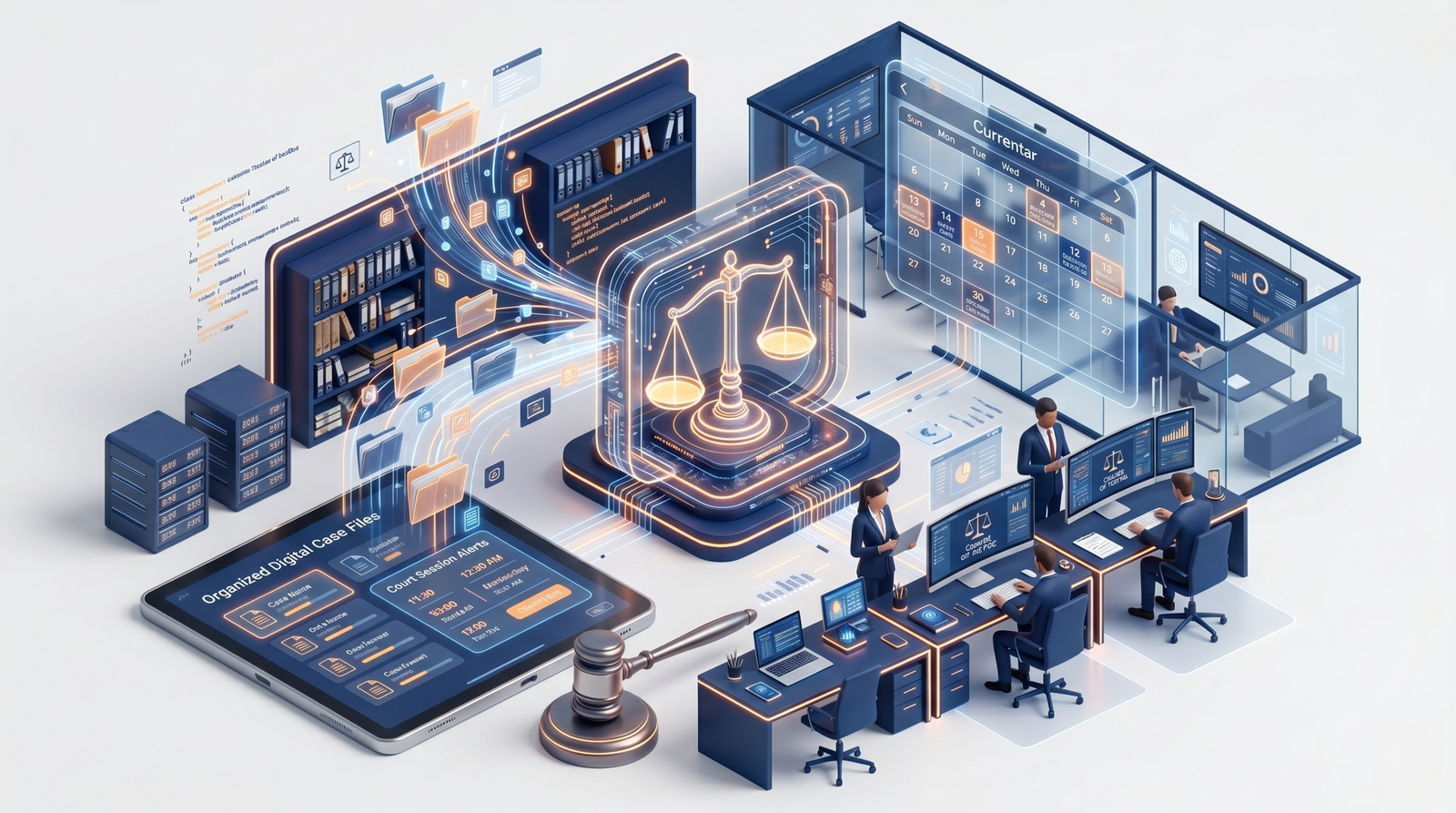 Automating court sessions and legal task management in Jordanian law firms